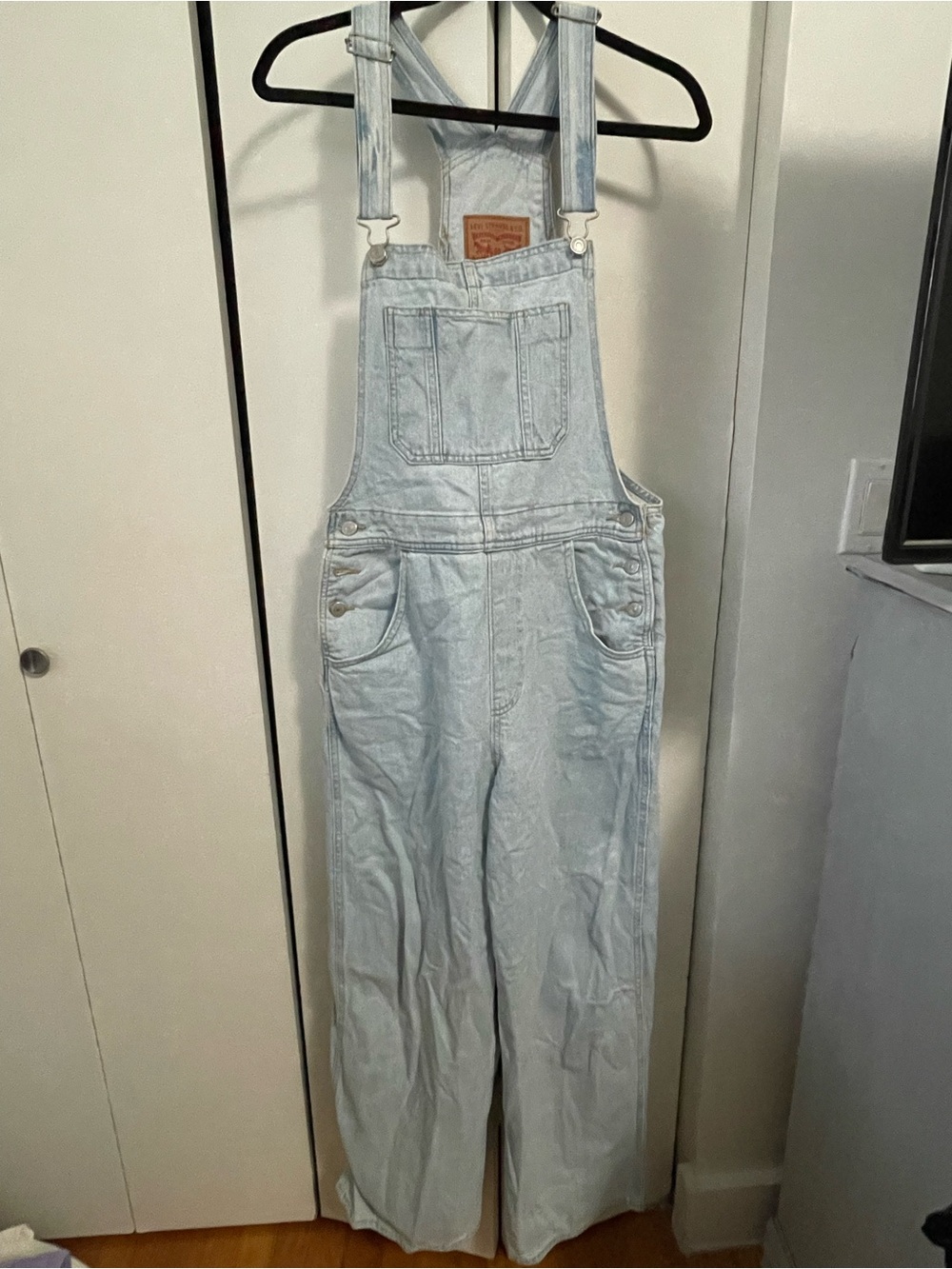 Levi's Light Blue Women’s Relaxed Jeans Overalls